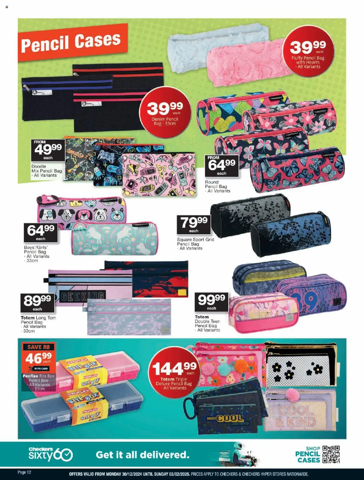 Checkers Back To School Promotion 30/12/2024 - 02/02/2025/2025 >> Catalogue - page 12