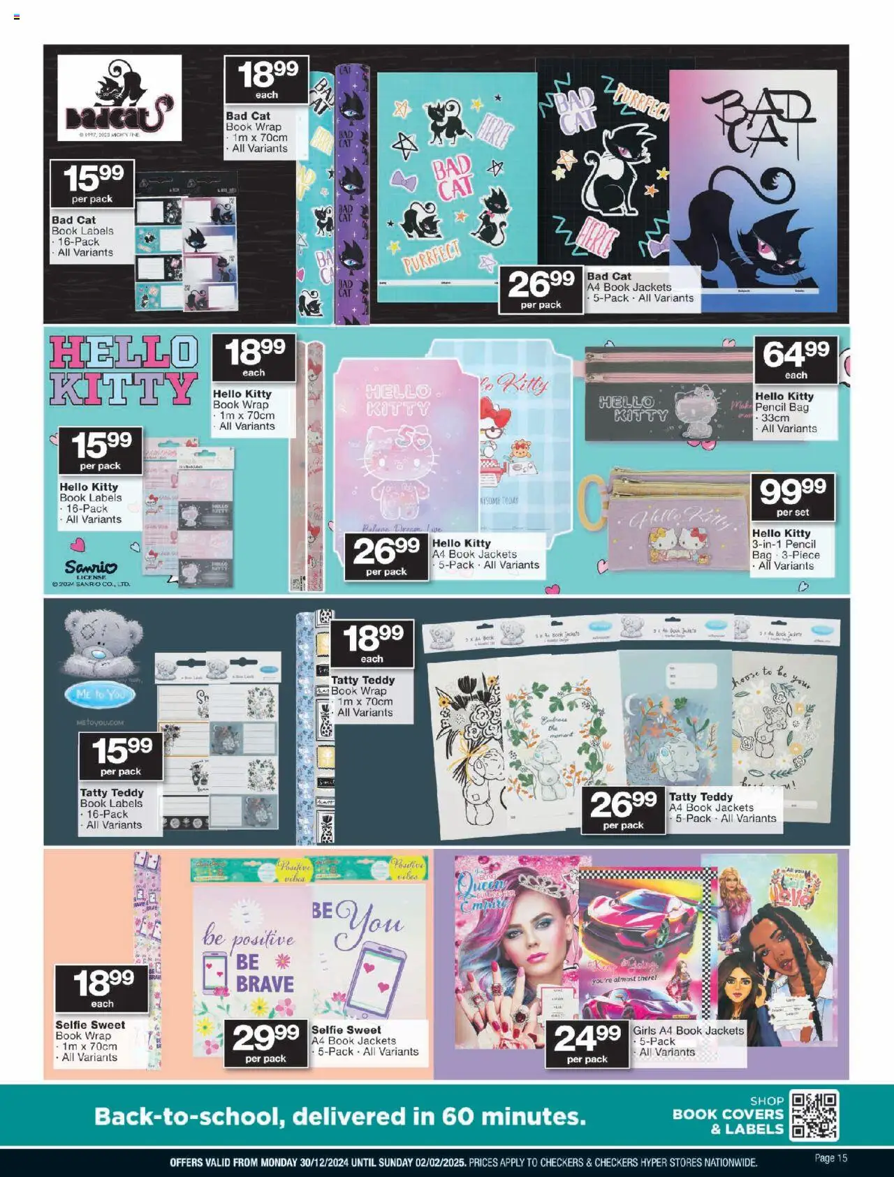 Checkers Back To School Promotion 30/12/2024 - 02/02/2025/2025 >> Catalogue - page 15