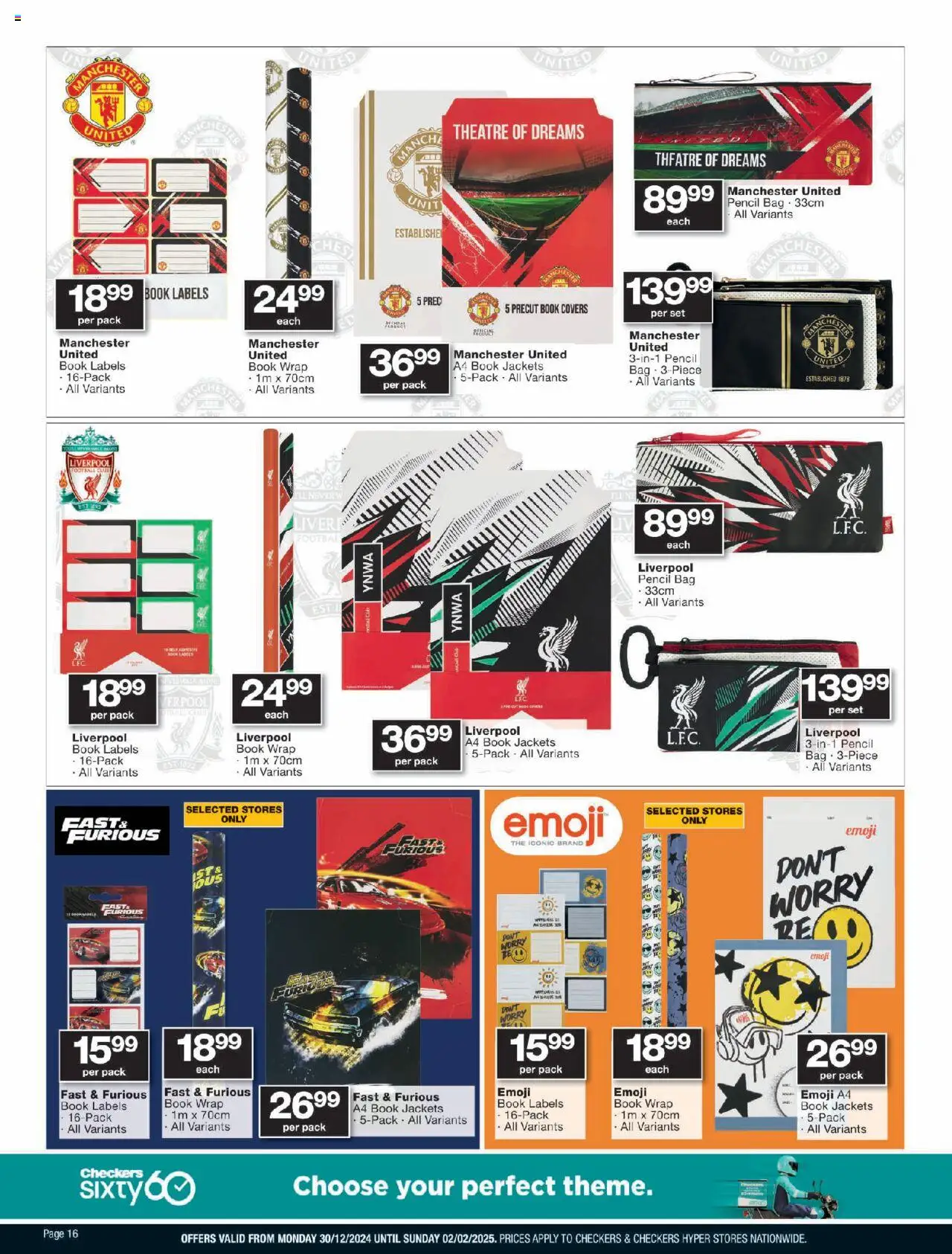 Checkers Back To School Promotion 30/12/2024 - 02/02/2025/2025 >> Catalogue - page 16