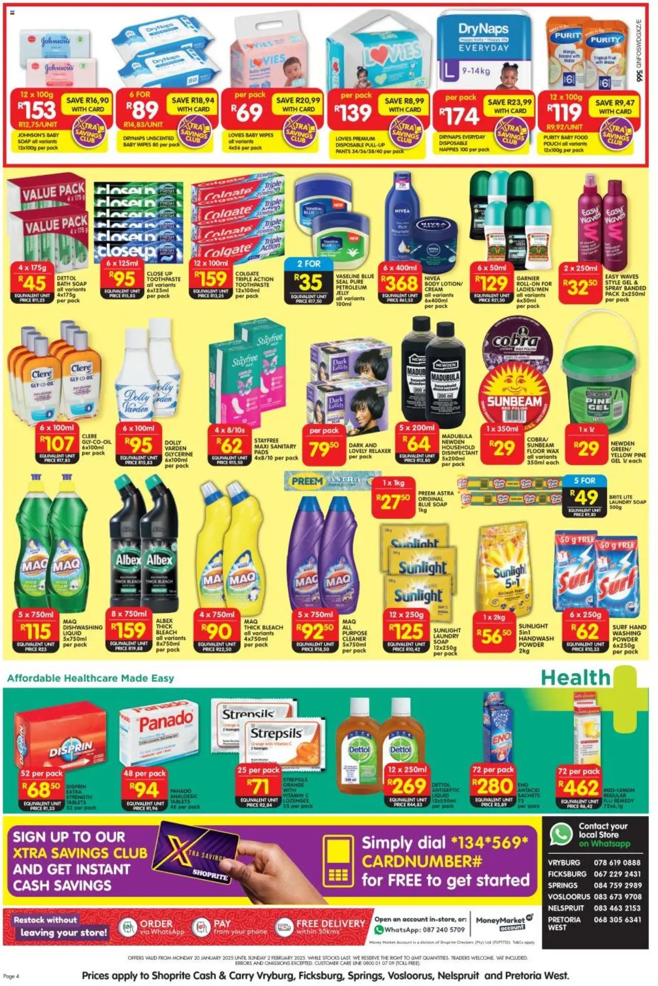 Shoprite Gauteng - Cash & Carry Month-end Deals 20/01 - 02/02/2025 >> Catalogue - page 4