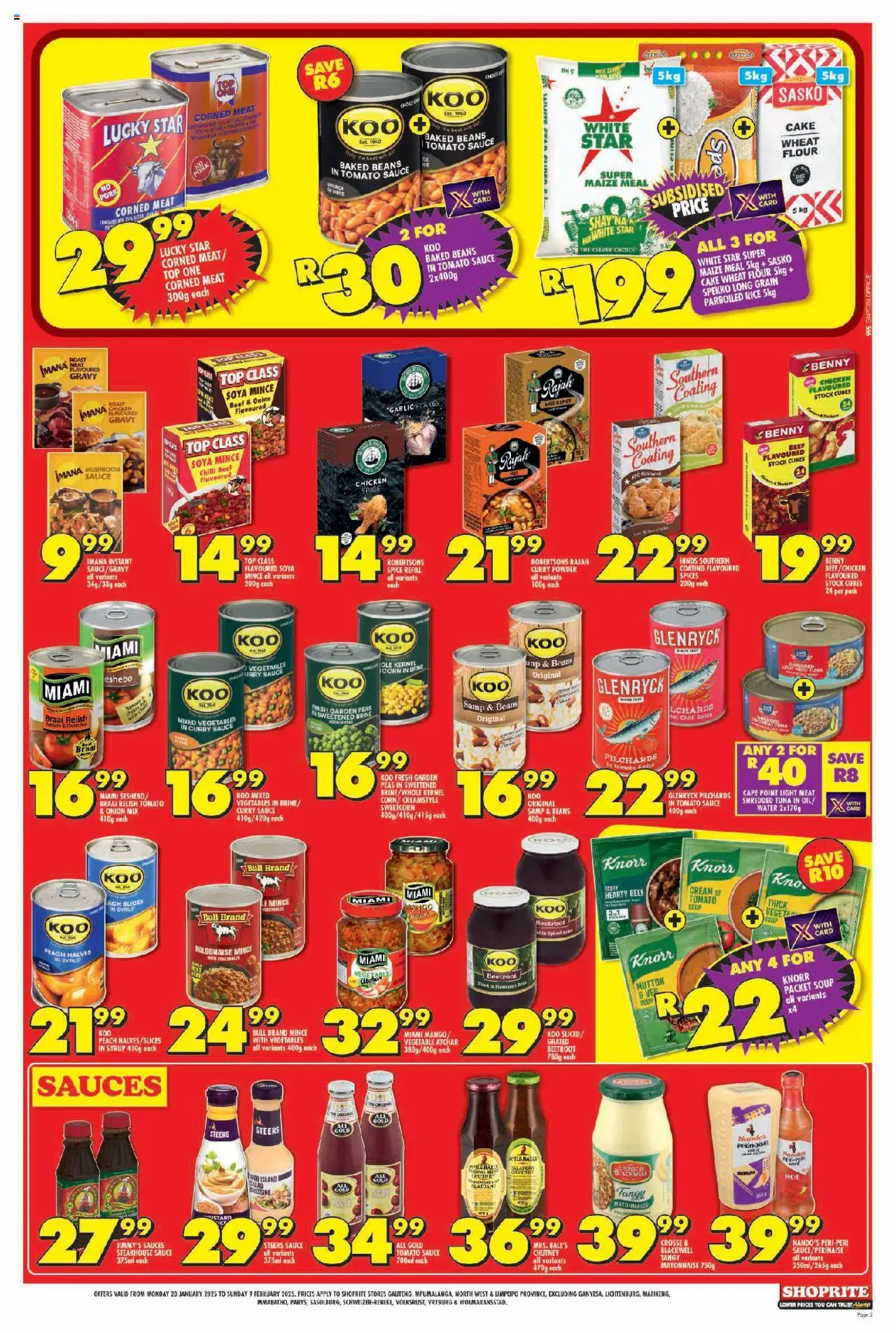 Shoprite Gauteng - Subsidy and Essentials Combo 20/01 - 09/02/2025 >> Catalogue - page 5