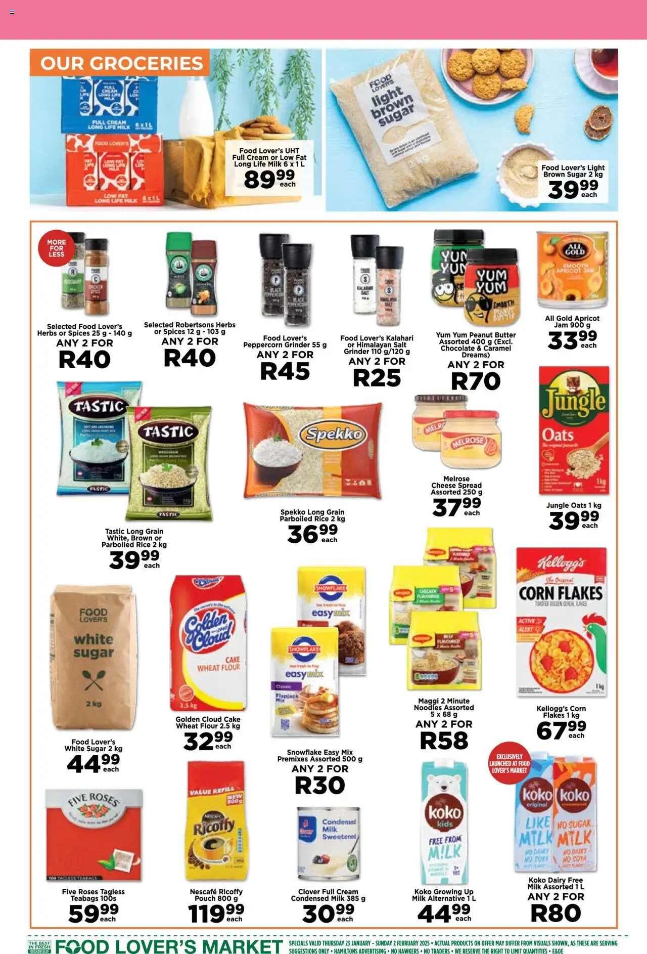 Food Lover's Market Eastern Cape - Weekly Specials from 23/01 - 02/02/2025 > Promotions - page 13