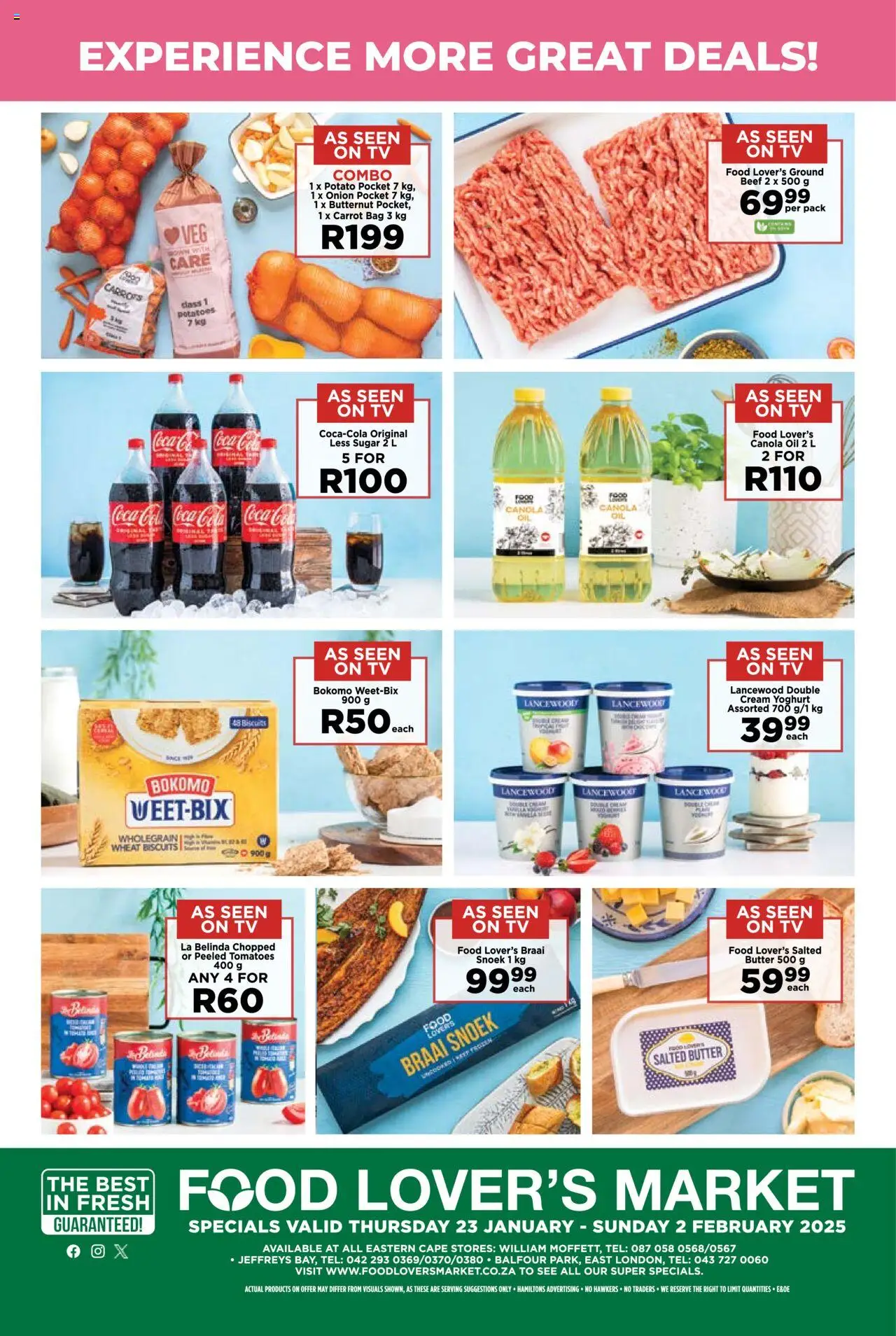 Food Lover's Market Eastern Cape - Weekly Specials from 23/01 - 02/02/2025 > Promotions - page 16