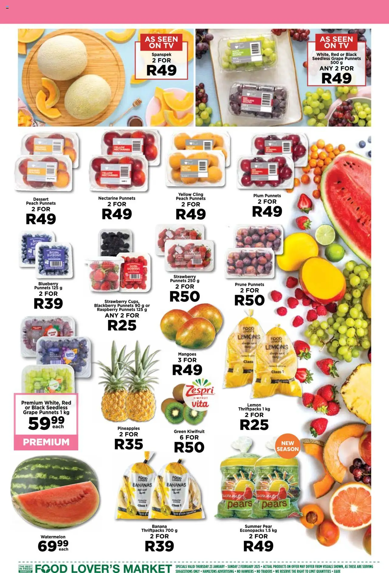 Food Lover's Market Western Cape - Weekly Specials from 23/01 - 02/02/2025 > Promotions - page 3