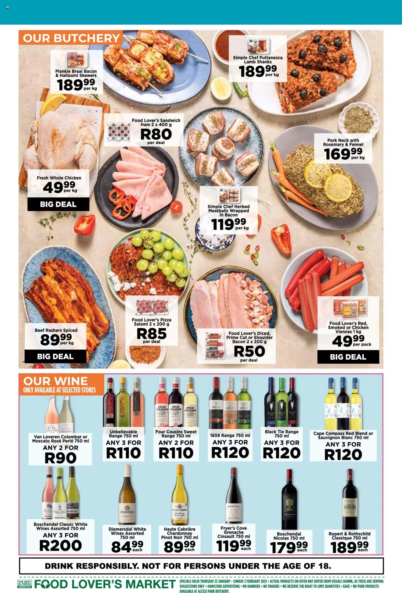 Food Lover's Market Western Cape - Weekly Specials from 23/01 - 02/02/2025 > Promotions - page 10