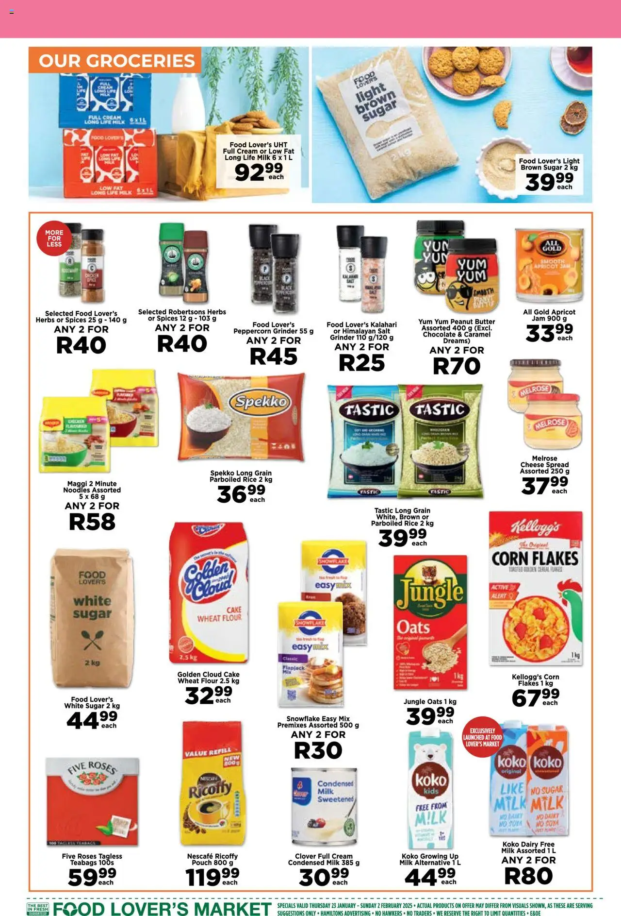 Food Lover's Market Western Cape - Weekly Specials from 23/01 - 02/02/2025 > Promotions - page 13
