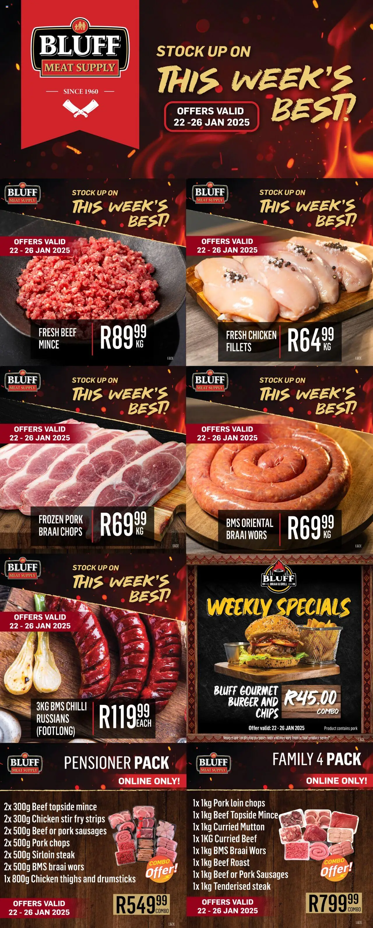 Bluff Meat Supply This Week's Best! from 22/01 - 26/01/2025 > Promotions