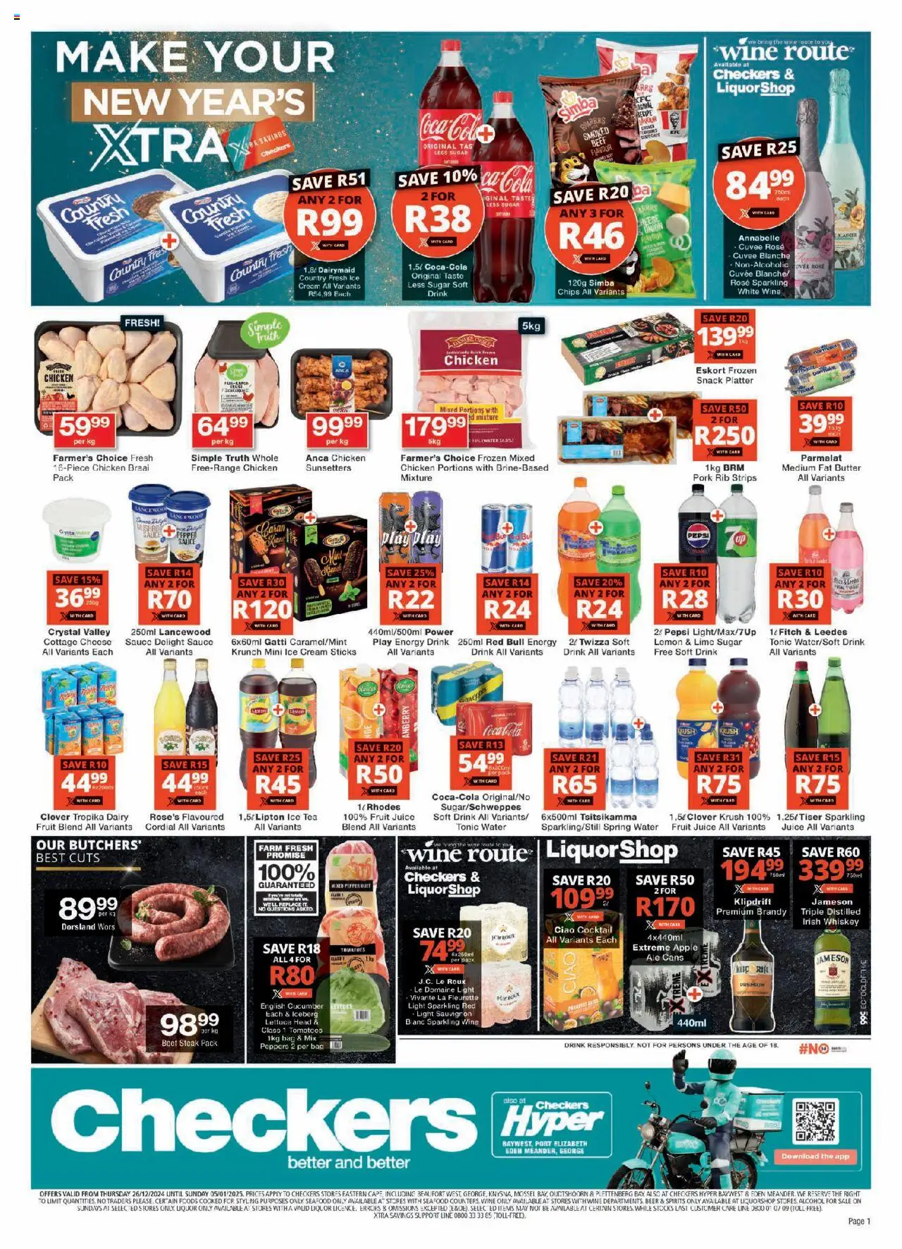 Checkers Eastern Cape - New Year's Promotion 26/12/2024 - 05/01/2025/2025