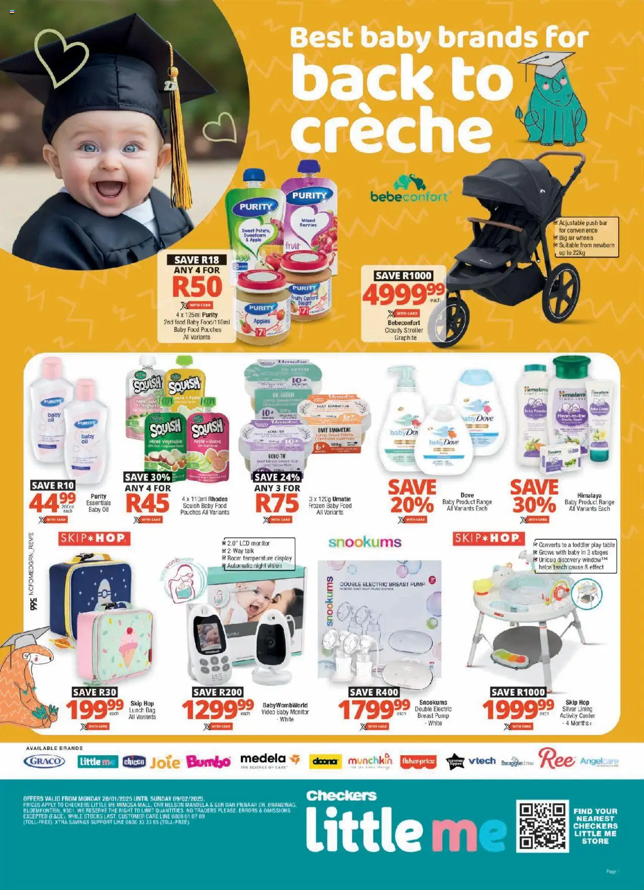 Checkers Northern Cape - Little Me January Month-End Promotion 20/01 - 09/02/2025