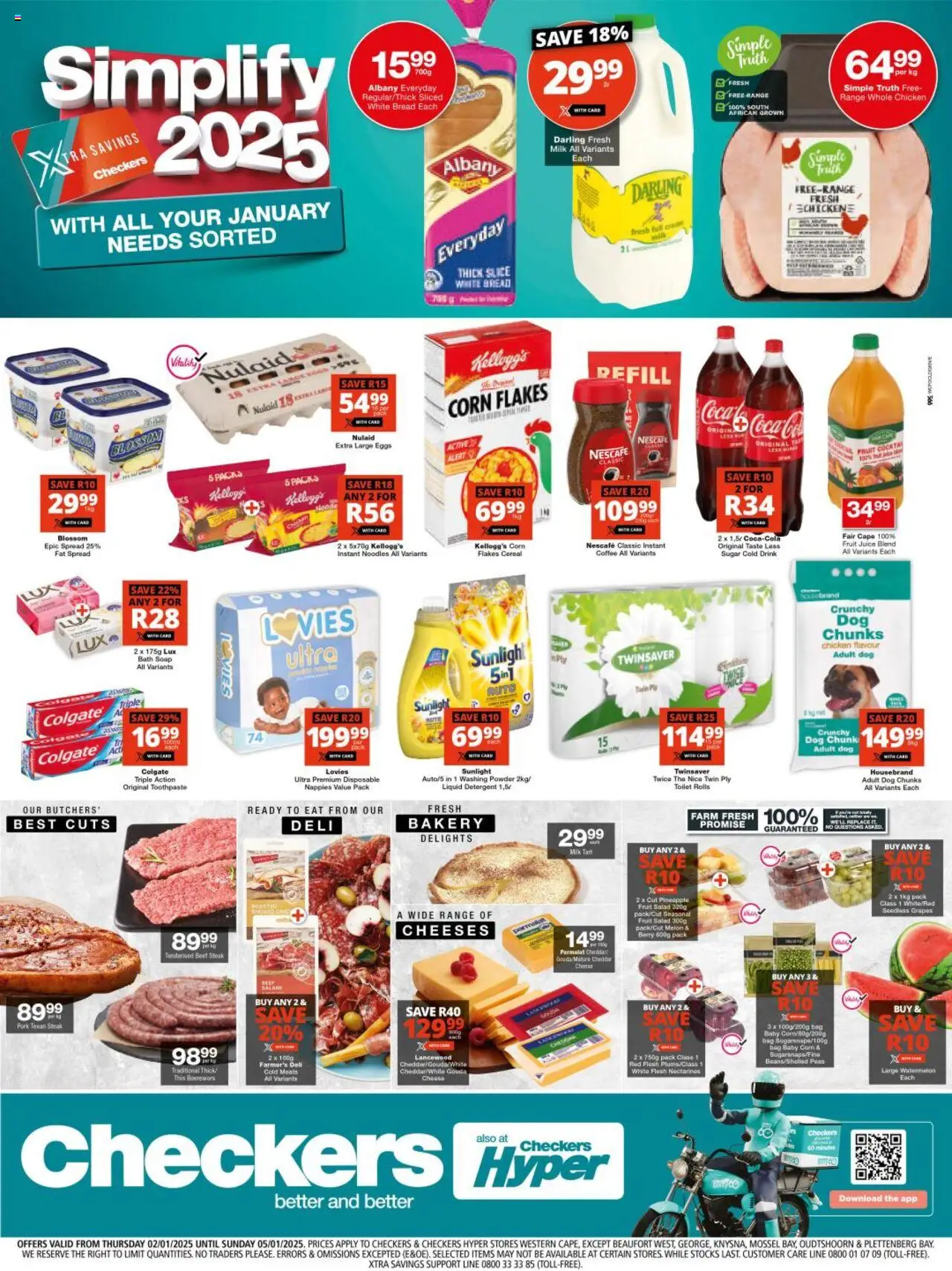 Checkers Western Cape - Xtra Savings 02/01 - 05/01/2025