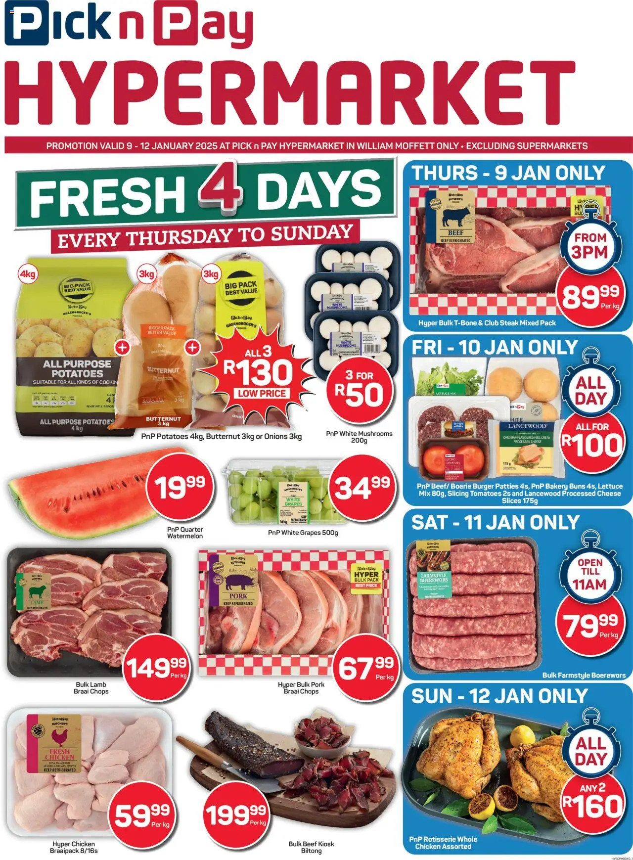 Pick n Pay Eastern Cape - Hyper Fresh Specials from 09/01 - 12/01/2025