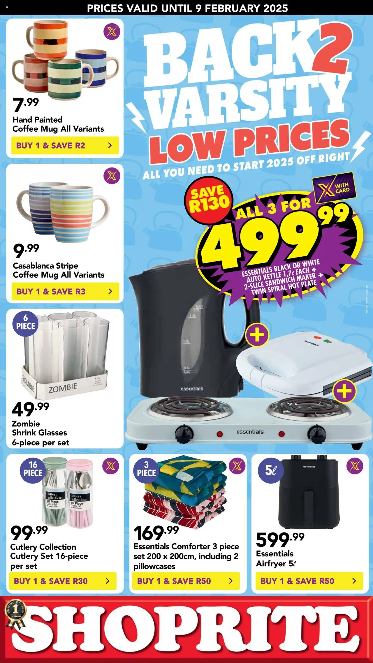 Shoprite  - Back to Varsity (15/01/2025 - 09/02/2025) → Online Catalogue