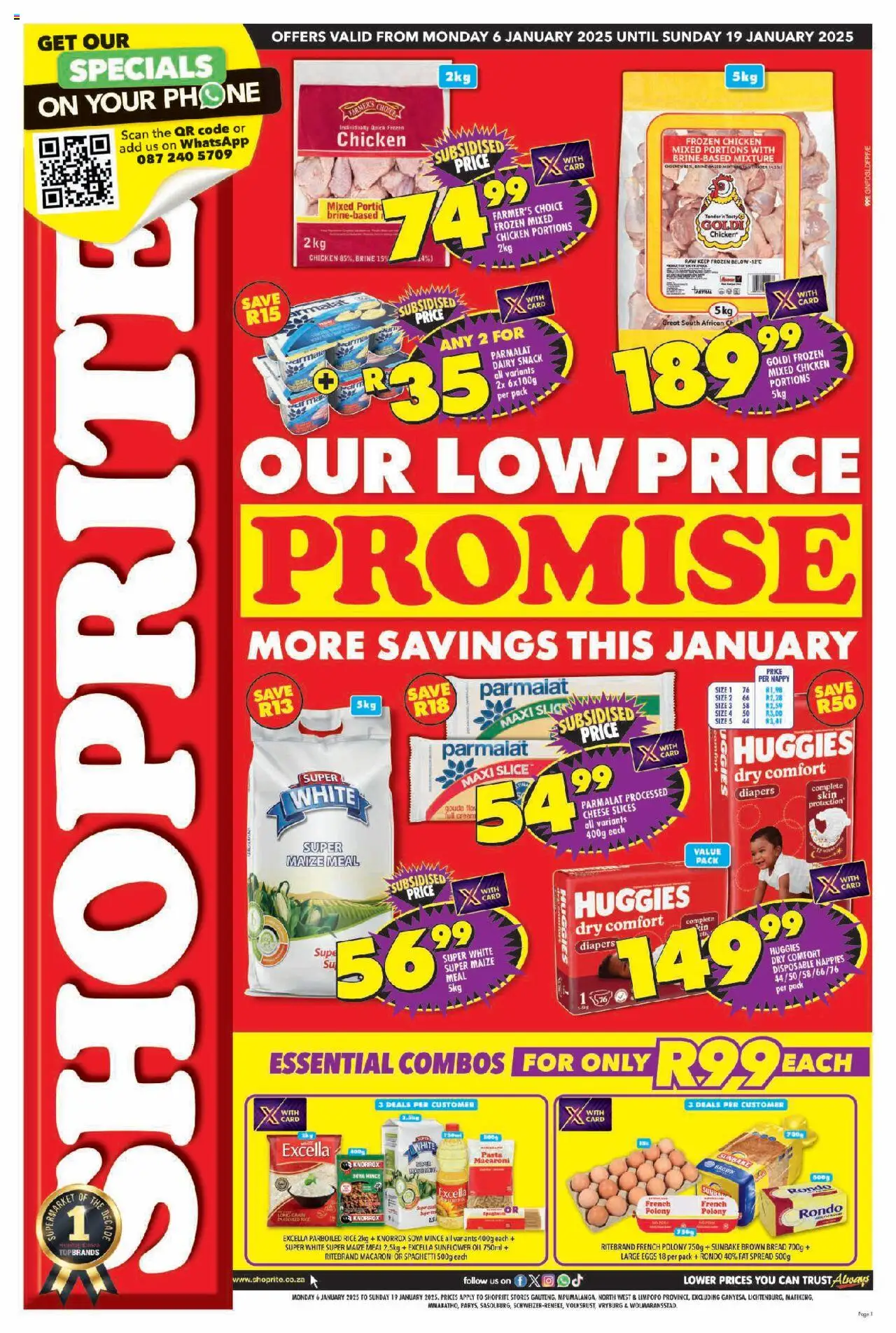 Shoprite Gauteng - Promise 06/01 - 19/01/2025