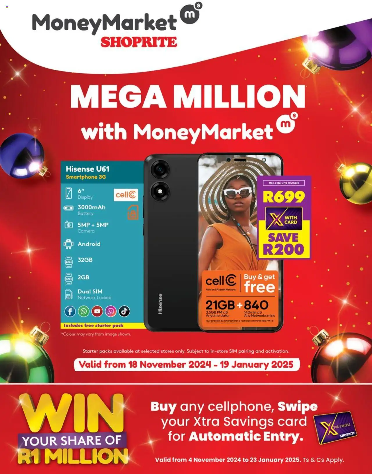 Shoprite - Money Market Festive Leaflet (18/11/2024 - 19/01/2025) → Online Catalogue