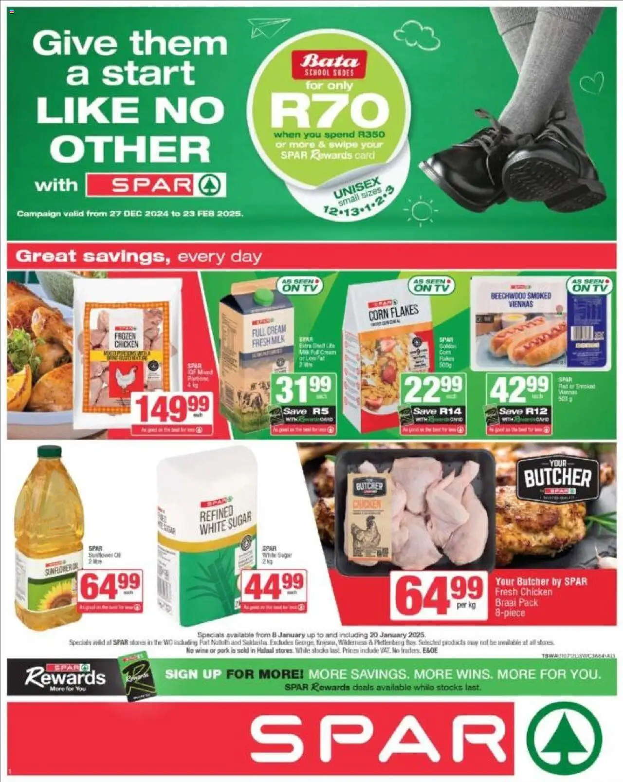 Spar Western Cape - Store Specials from 08/01 - 20/01/2025