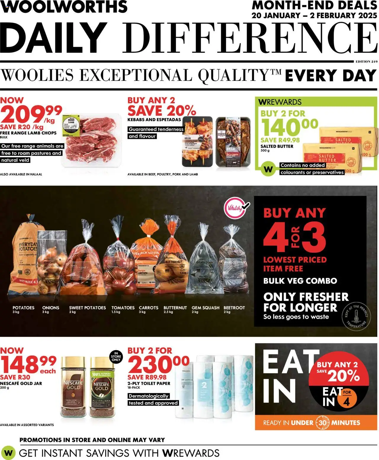 Woolworths Daily Difference - Western Cape from 20/01 - 02/02/2025