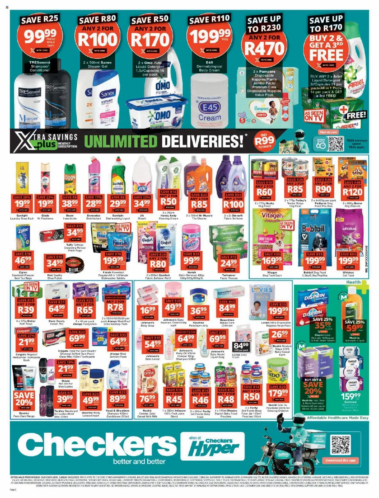Checkers Specials 20/01 - 09/02/2025 >> Catalogue - page 6