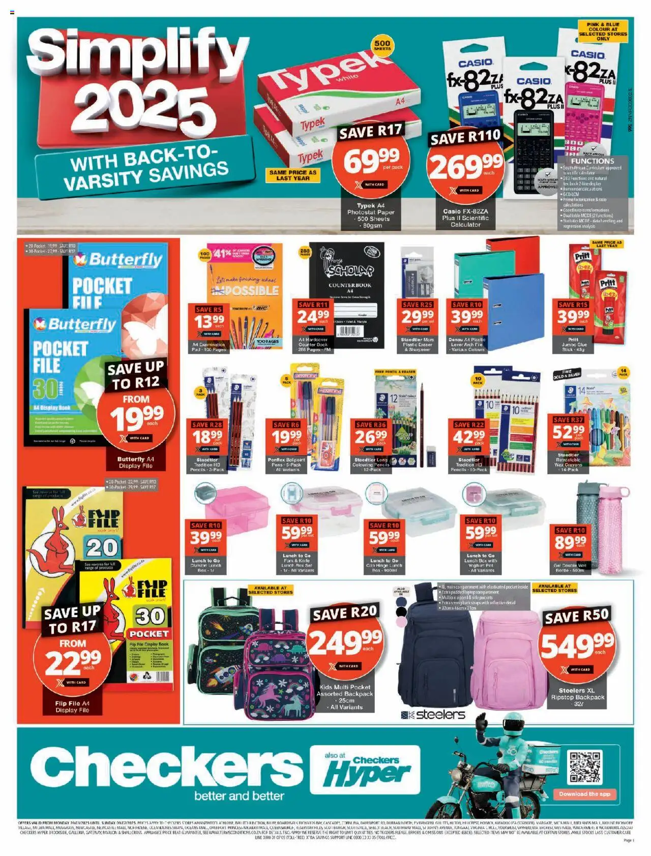 Checkers Specials 20/01 - 09/02/2025 >> Catalogue - page 7