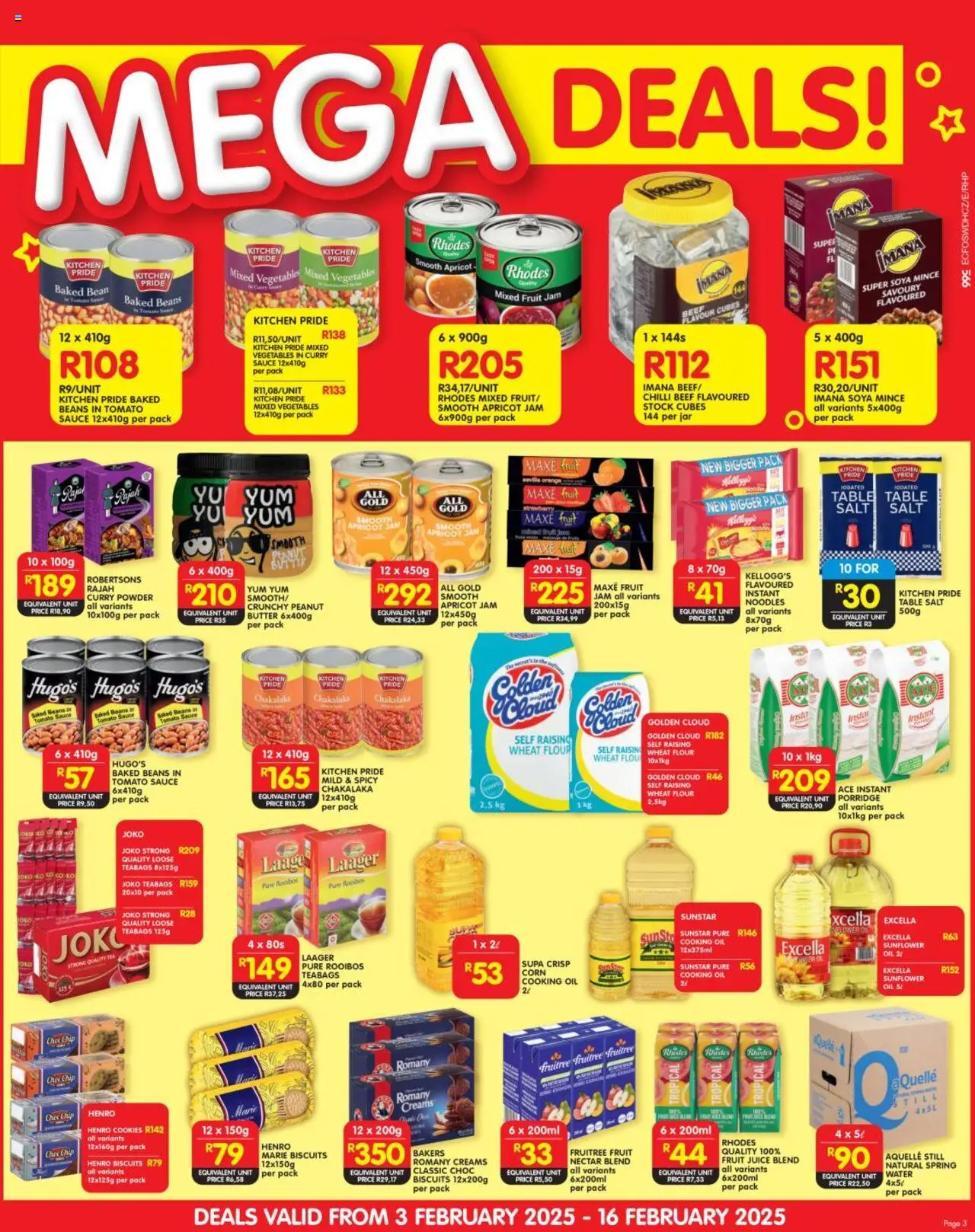 Shoprite Eastern Cape - Cash & Carry Mid-Month Deals Idutywa, King William's Town & Thembani 03/02 - 16/02/2025 >> Catalogue - page 3