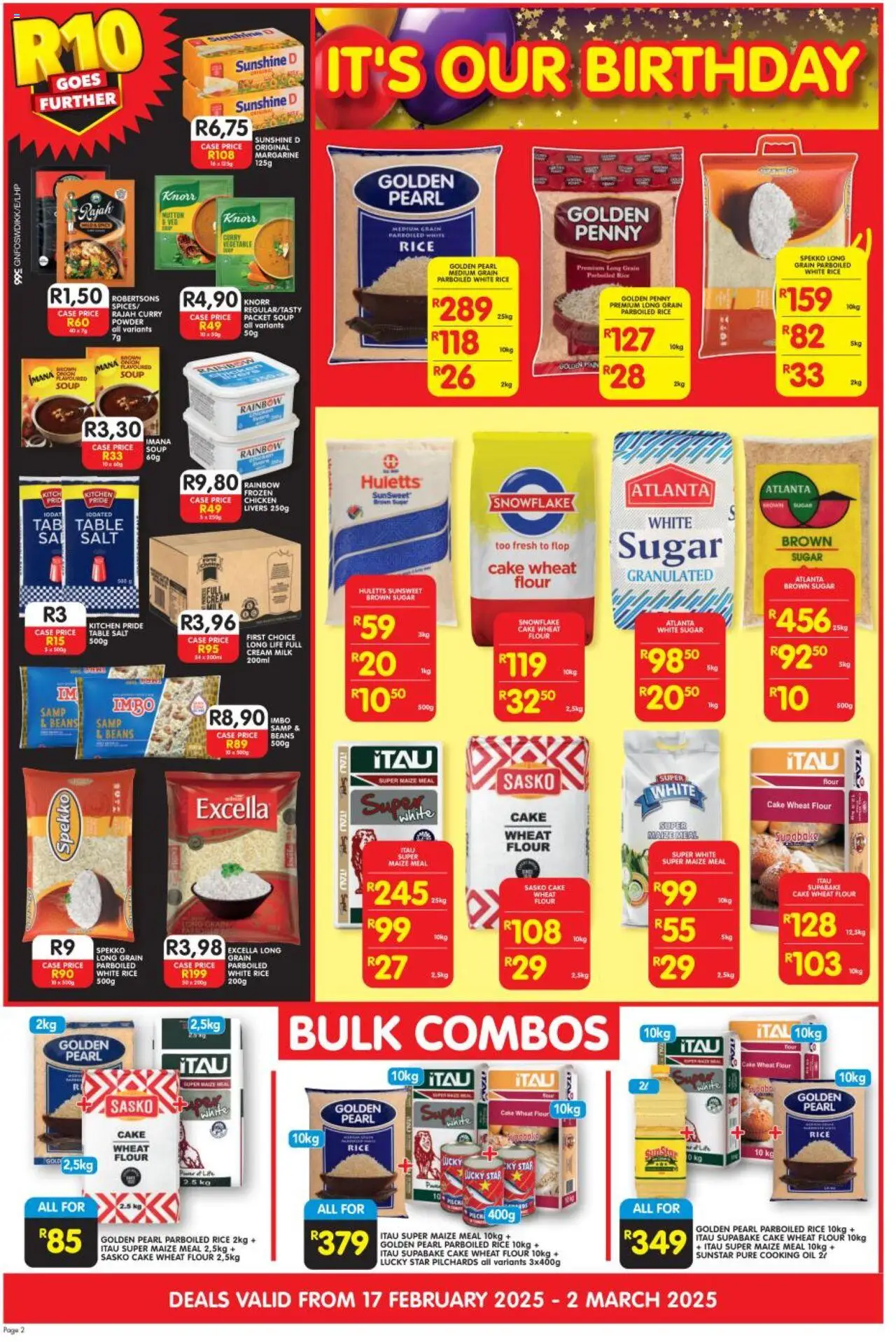 Shoprite Gauteng - Cash & Carry Birthday Savings 17/02 - 02/03/2025 >> Catalogue - page 2