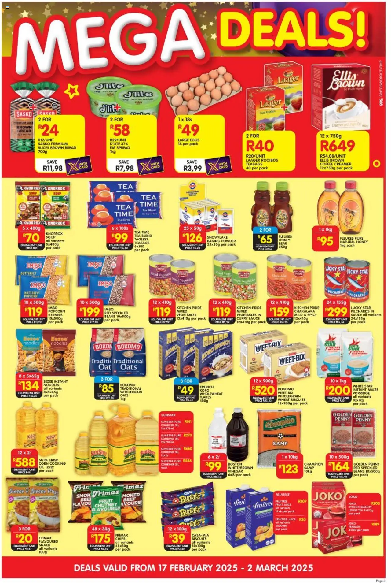 Shoprite Gauteng - Cash & Carry Birthday Savings 17/02 - 02/03/2025 >> Catalogue - page 3