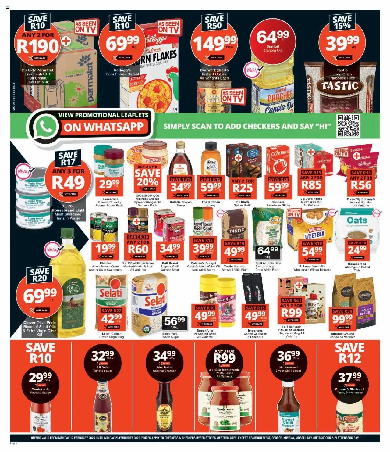 Checkers Western Cape - Xtra Savings Xtravaganza Promotion 17/02 - 23/02/2025 >> Catalogue - page 4