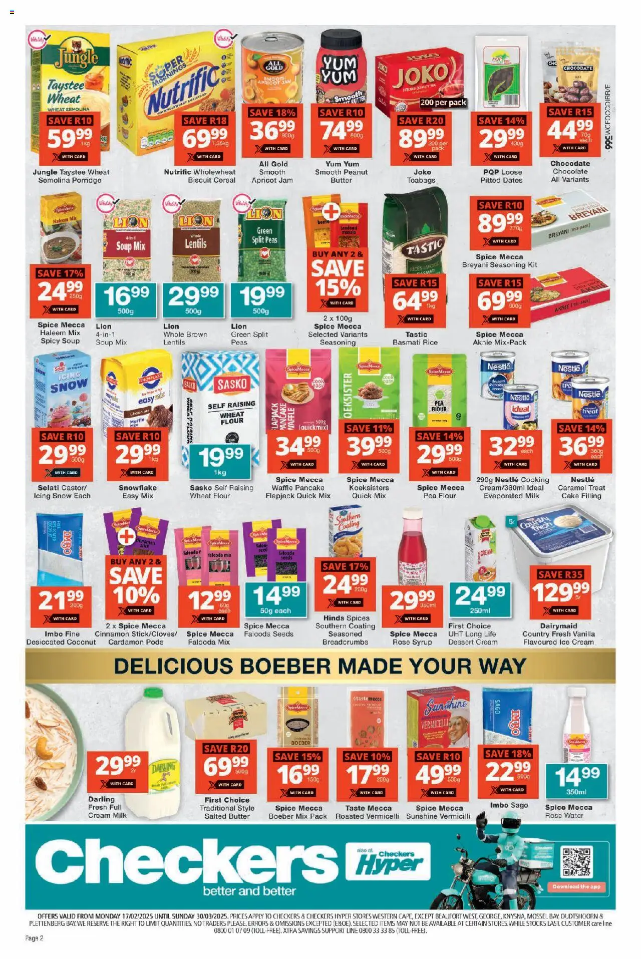 Checkers Western Cape - Ramadaan Mubarak Promotion 17/02 - 30/03/2025 >> Catalogue - page 2