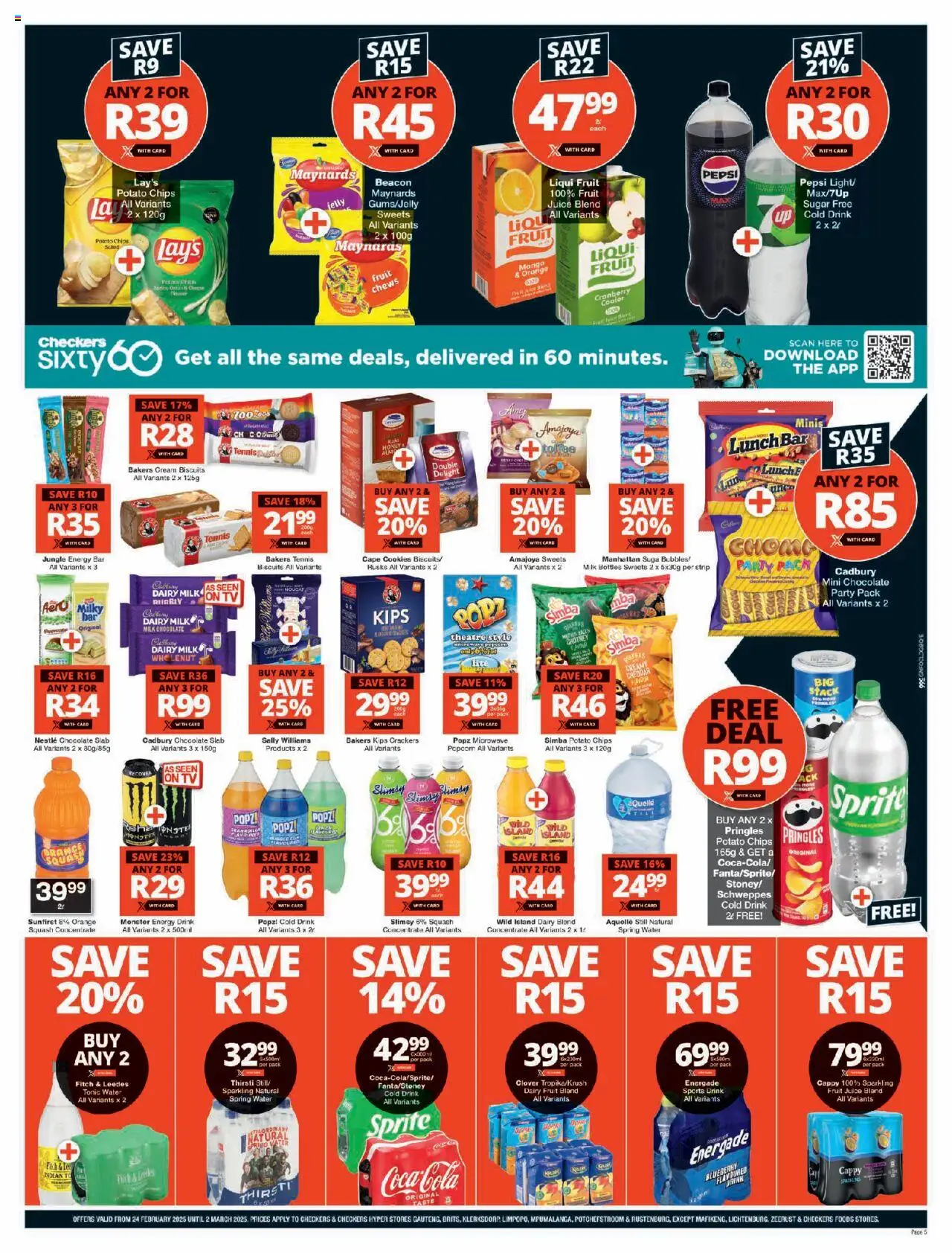 Checkers Gauteng - Xtra Savings Xtravaganza Promotion Week 3 24/02 - 02/03/2025 >> Catalogue - page 5