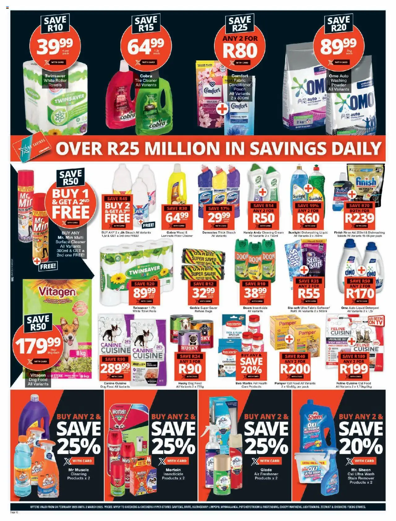 Checkers Gauteng - Xtra Savings Xtravaganza Promotion Week 3 24/02 - 02/03/2025 >> Catalogue - page 10