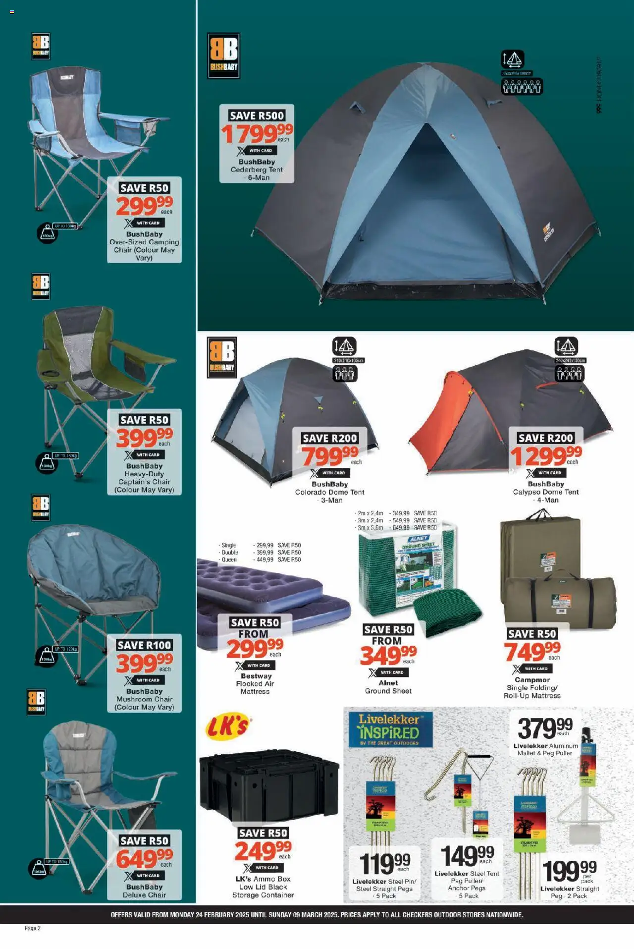 Checkers Outdoor February Month-End Promotion 24/02 - 09/03/2025 >> Catalogue - page 2