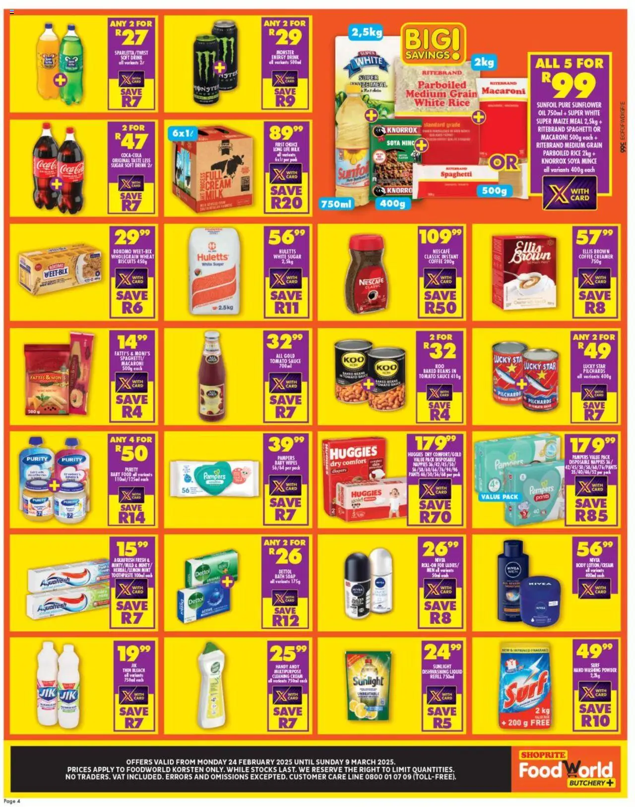 Shoprite Eastern Cape - FoodWorld Korsten Month End Leaflet 24/02 - 09/03/2025 >> Catalogue - page 3