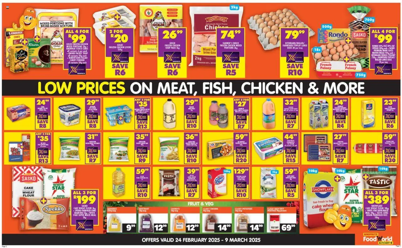 Shoprite Eastern Cape - FoodWorld Korsten Month End Leaflet 24/02 - 09/03/2025 >> Catalogue - page 2