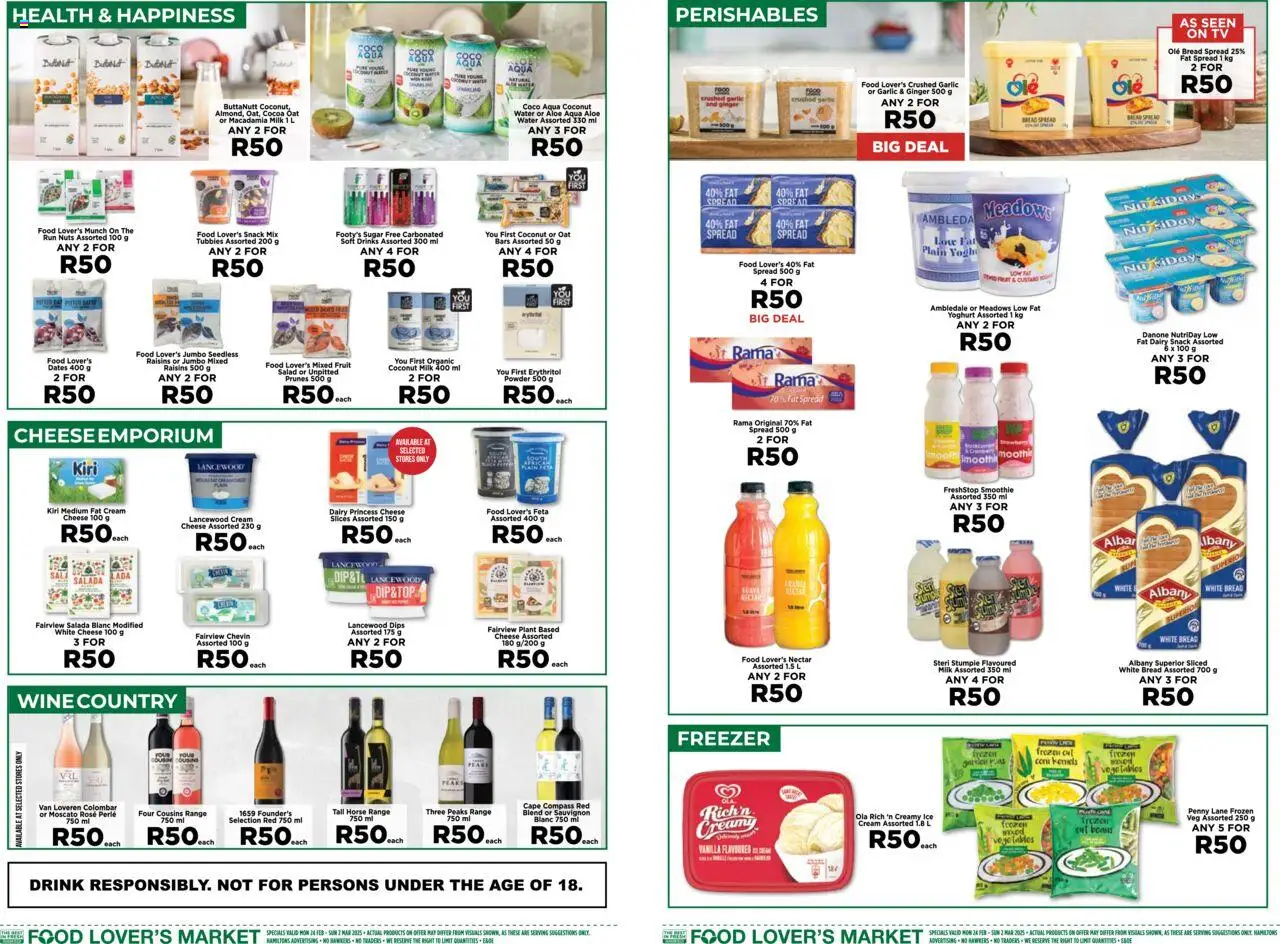 Food Lover's Market Inland Provinces - Weekly Specials from 24/02 - 02/03/2025 > Promotions - page 5