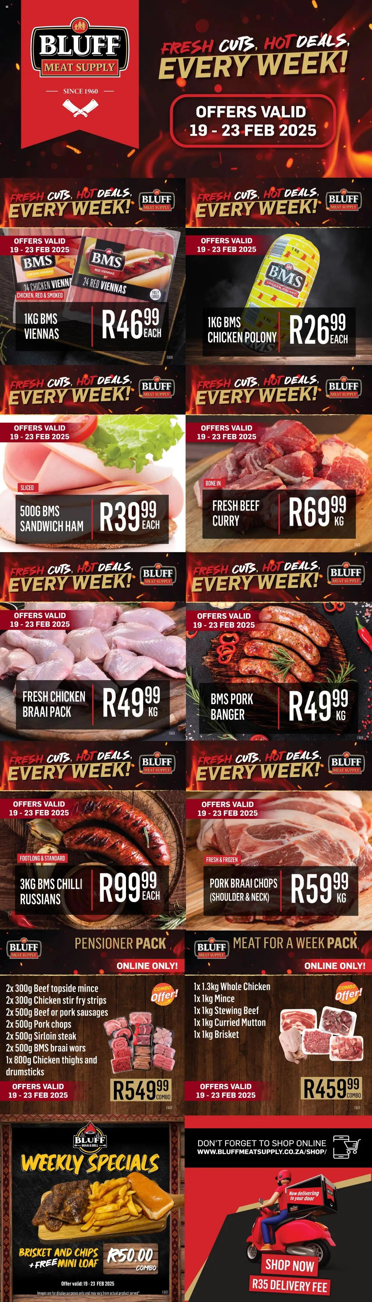 Bluff Meat Supply Fresh Cuts, Hot Deals, Every Week! from 19/02 - 23/02/2025 > Promotions