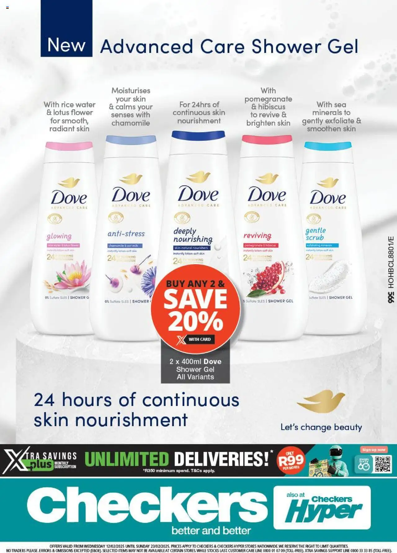 Checkers Dove Promotion 12/02 - 23/02/2025