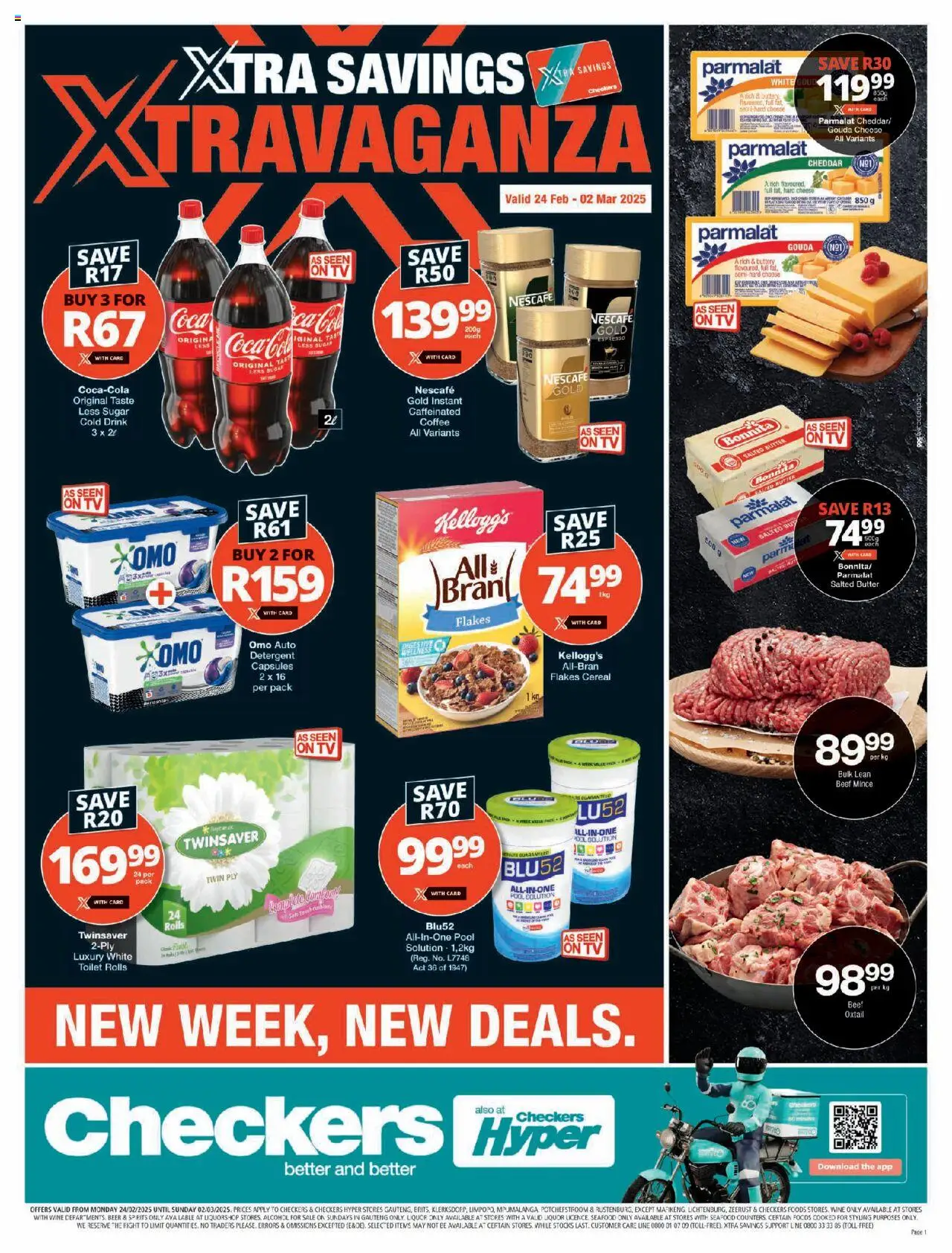 Checkers Gauteng - Xtra Savings Xtravaganza Promotion Week 3 24/02 - 02/03/2025 >> Catalogue Checkers Gauteng - Xtra Savings Xtravaganza Promotion Week 3 24/02 - 02/03/2025 >> Catalogue