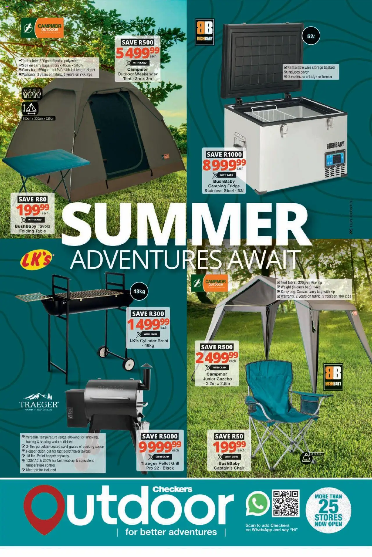 Checkers Outdoor February Month-End Promotion 24/02 - 09/03/2025 >> Catalogue Checkers Outdoor February Month-End Promotion 24/02 - 09/03/2025 >> Catalogue