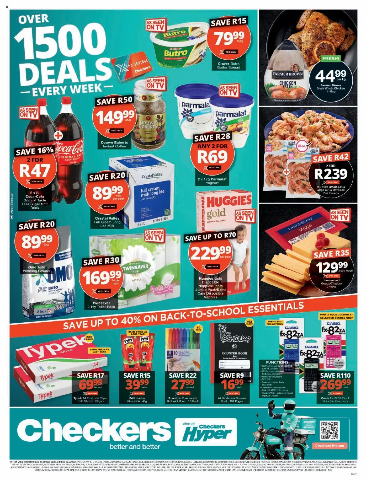 Checkers Specials 20/01 - 09/02/2025