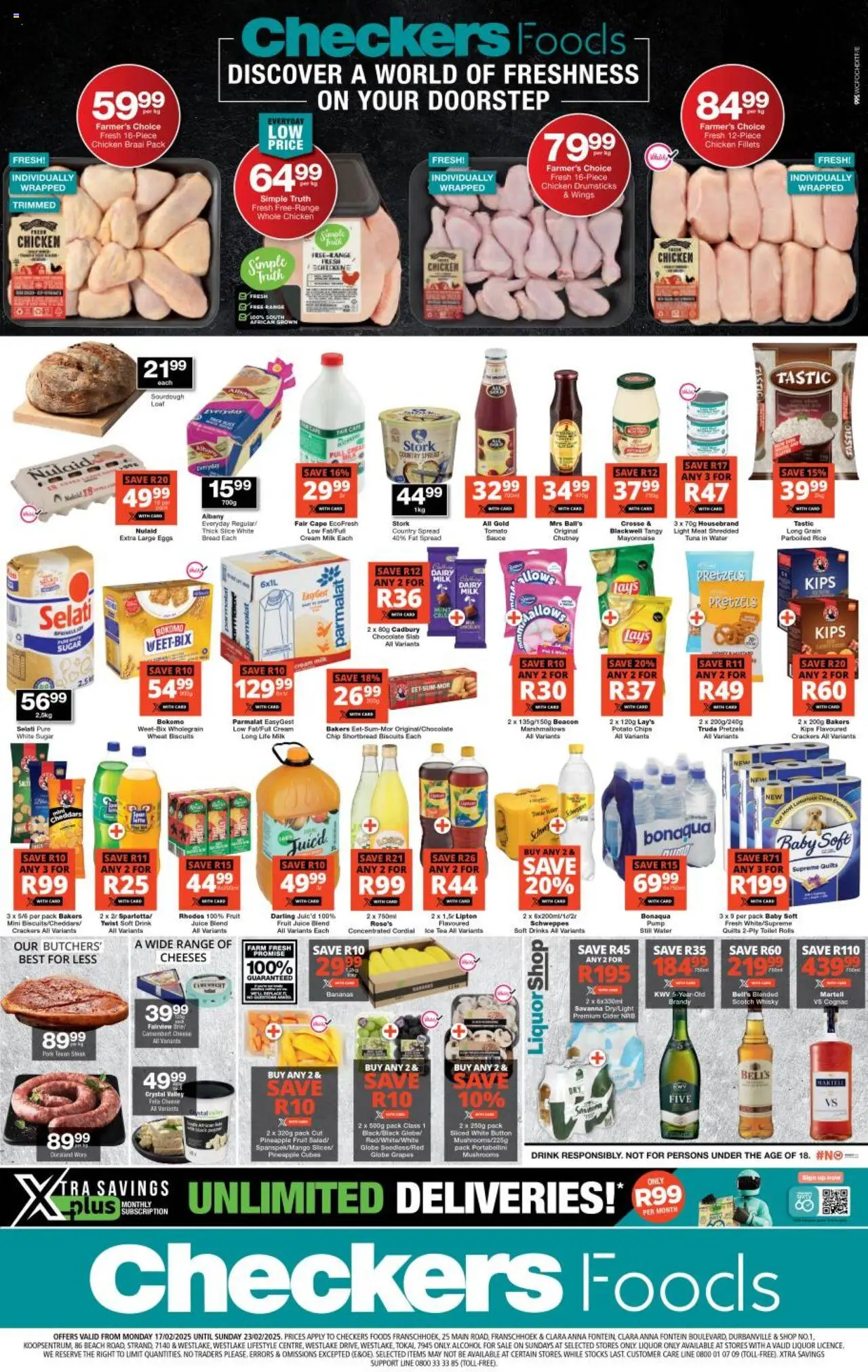 Checkers Western Cape - February Mid-Month Promotion 17/02 - 23/02/2025