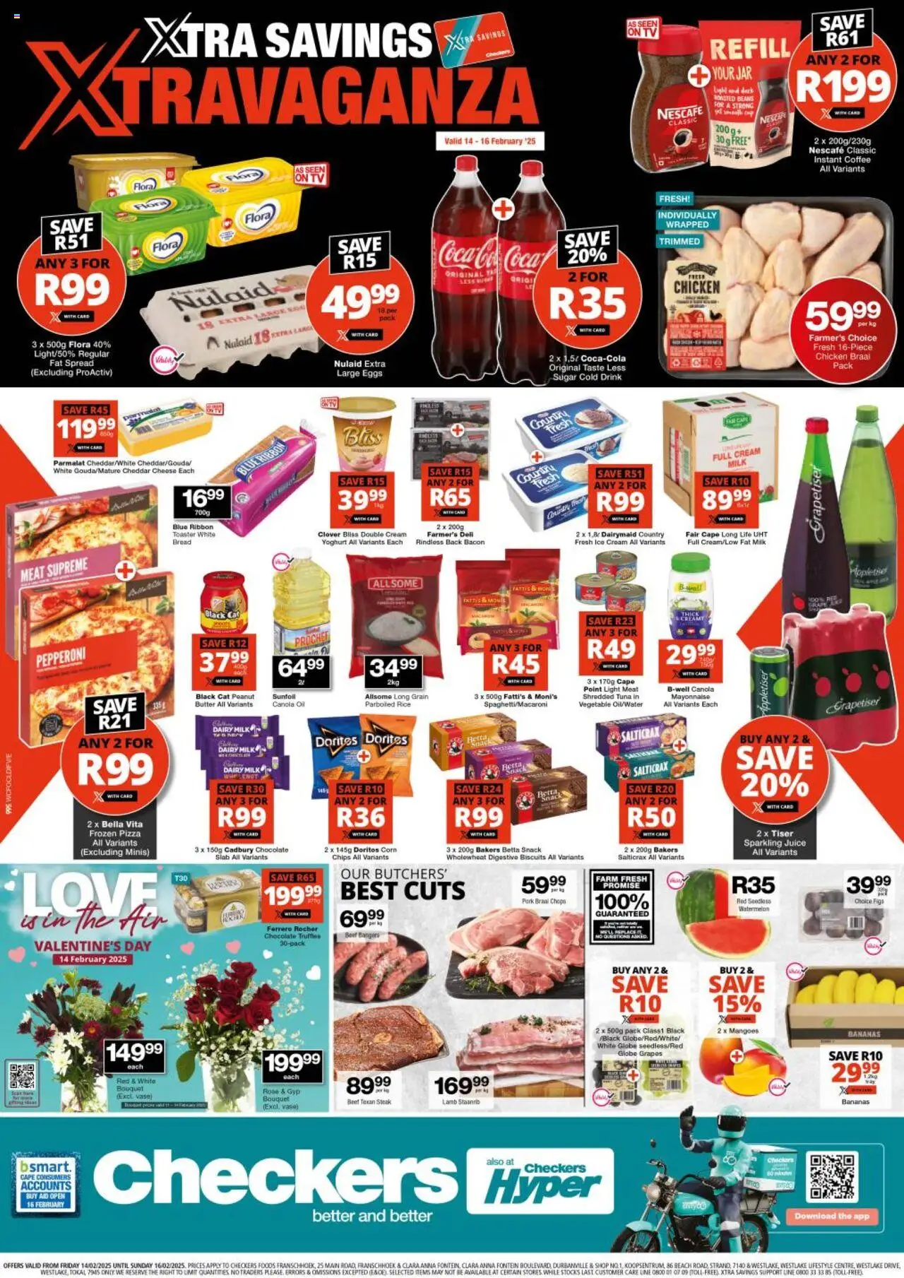 Checkers Western Cape - Xtra Savings Xtravaganza 14/02 - 16/02/2025