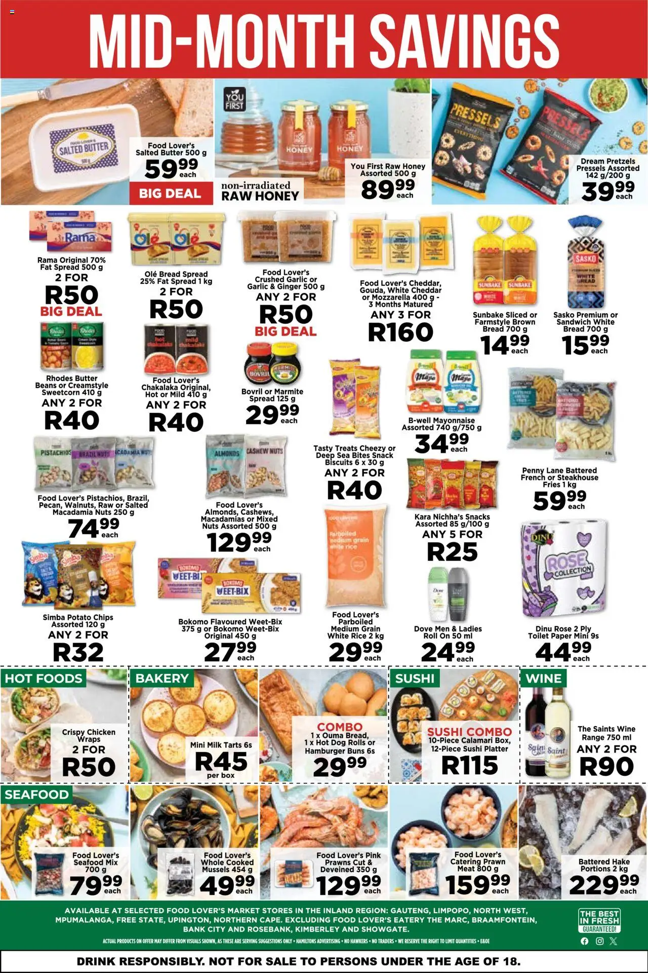 Food Lover's Market Inland Provinces - Weekly Specials from 10/02 - 16/02/2025