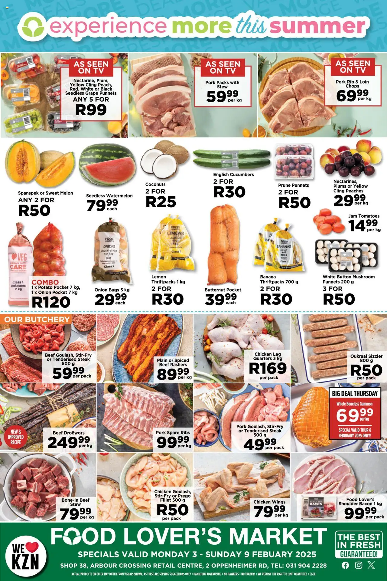 Food Lover's Market KwaZulu-Natal - Weekly Specials from 03/02 - 09/02/2025