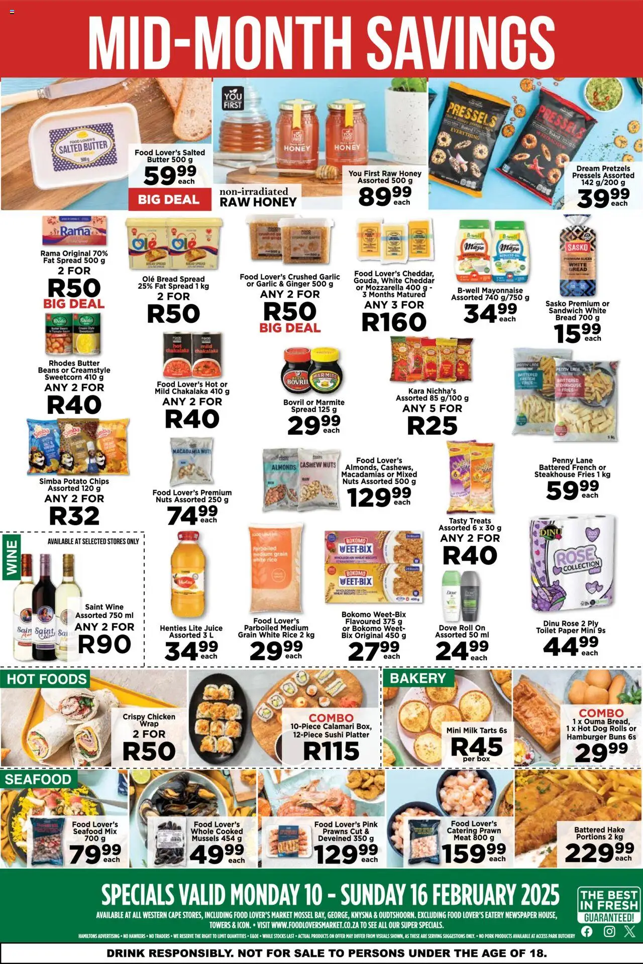 Food Lover's Market Western Cape - Weekly Specials from 10/02 - 16/02/2025