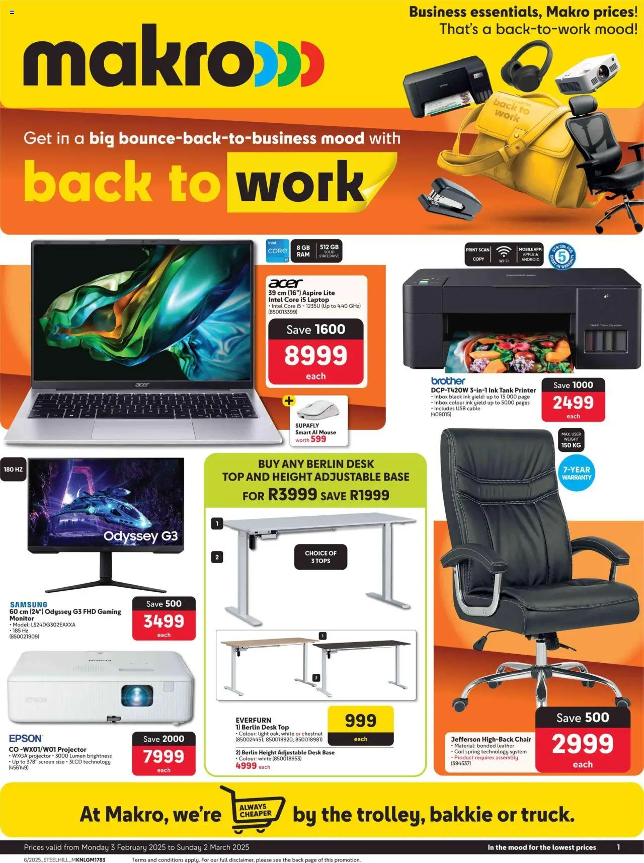 Makro Back To Work from 03/02 - 02/03/2025