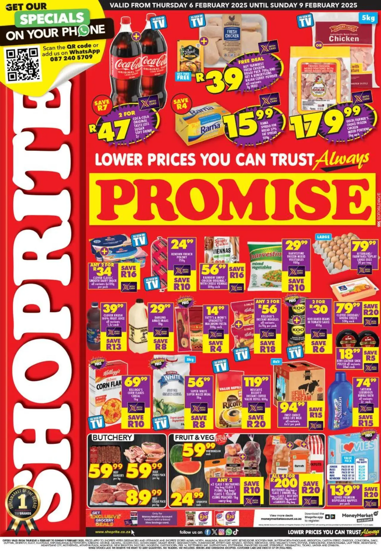 Shoprite Eastern Cape - Promise Leaflet 06/02 - 09/02/2025