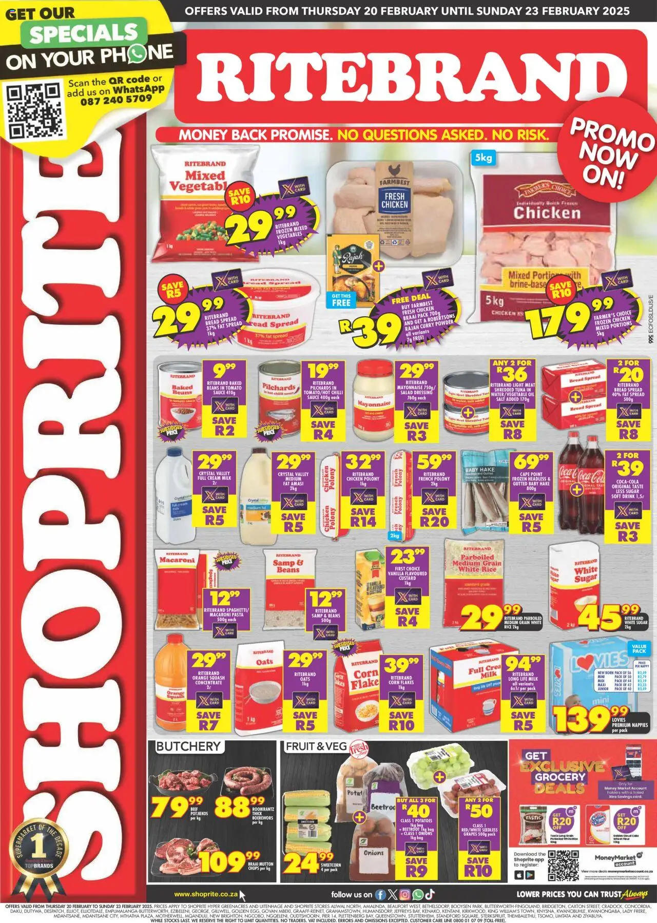 Shoprite Eastern Cape - Ritebrand Savings 20/02 - 23/02/2025