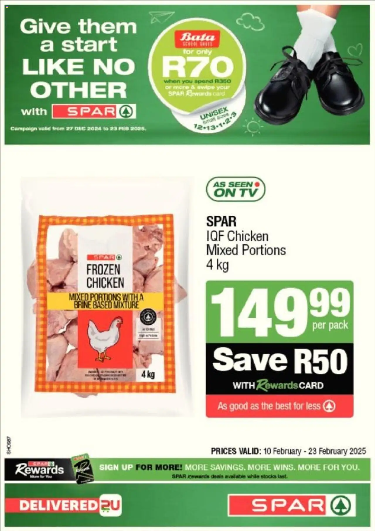 Spar Specials from 10/02 - 23/02/2025