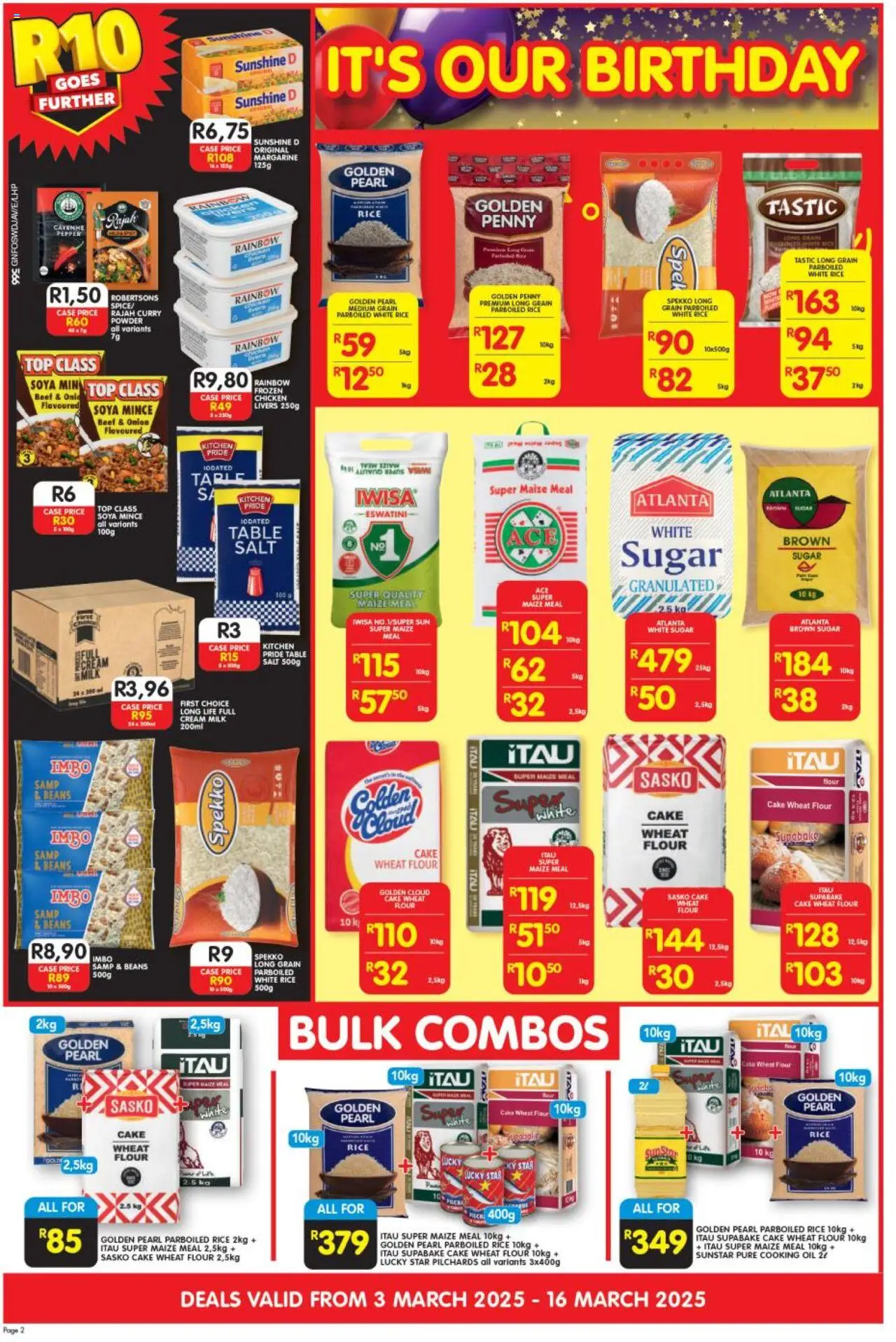 Shoprite Gauteng - Cash & Carry Birthday Savings Selected Stores 03/03 - 16/03/2025 >> Catalogue - page 2