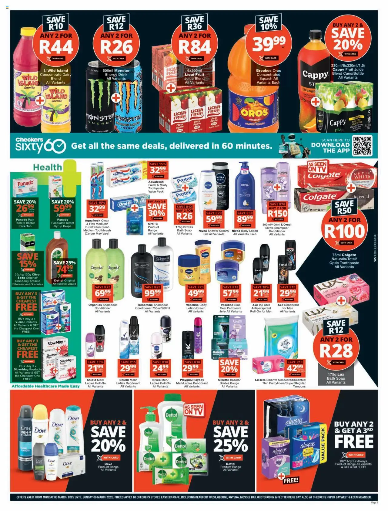 Checkers Eastern Cape - Xtra Savings Xtravaganza Promotion 03/03 - 09/03/2025 >> Catalogue - page 5