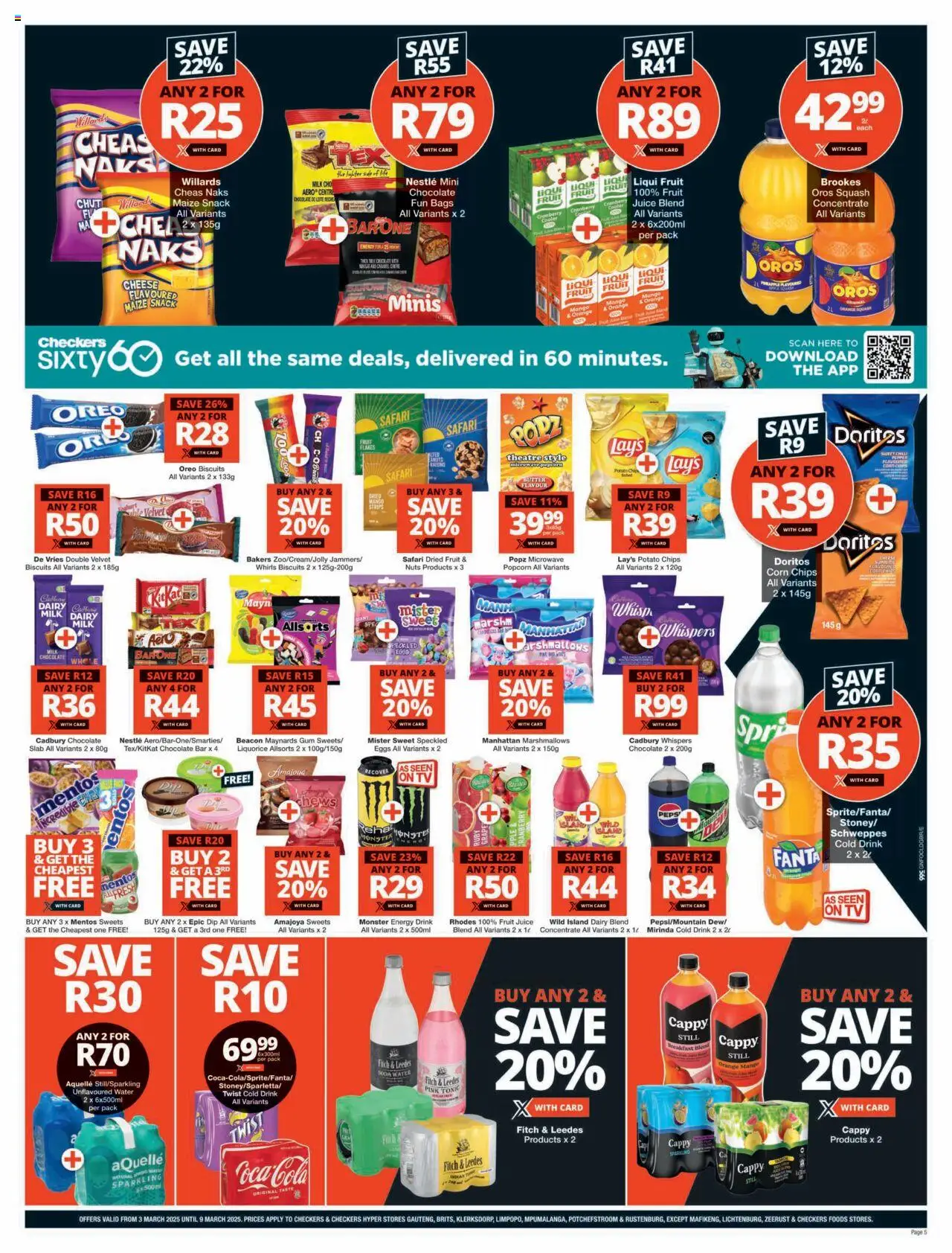 Checkers Gauteng - Xtra Savings Xtravaganza Promotion 03/03 - 09/03/2025 >> Catalogue - page 5